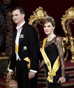 Don Felipe y doña Letizia