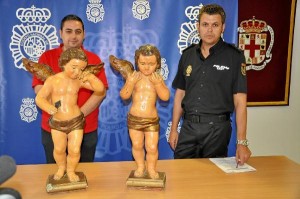 Angelotes recuperados en Almeria