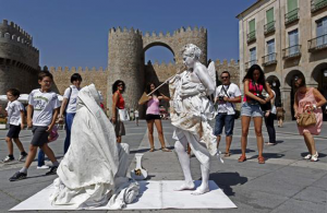 Estatuas vivientes Avila