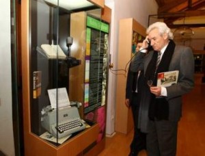 Luis del Olmo en el Museo de la radio