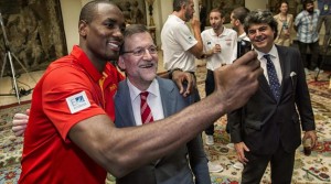 Selfie de Rajoy-Ibaka