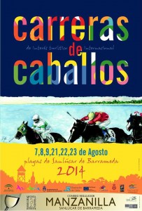 cartel carreras de caballos