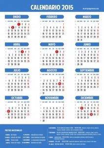 calendario laboral 2015