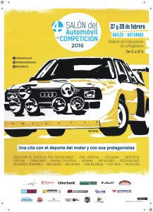 Cartel IV Salón del Automóvil de Competición