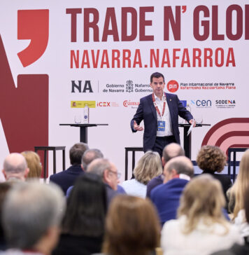 Irujo kontseilariak Trade N’ Globalean azpimarratu duenez,“Nafarroak egonkortasuna eskaintzen du merkataritza fluxuen egungo berrantolaketa aprobetxatzeko indar handi gisa”