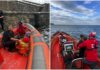 Cruz Roja rescata a dos menores con hipotermia a 200 metros de la playa de Zarautz