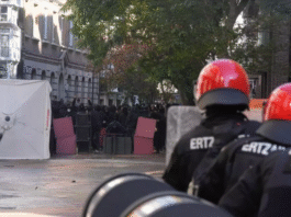 Un joven denuncia haber recibido el impacto de una pelota de foam en la cara en los incidentes de Vitoria-Gasteiz