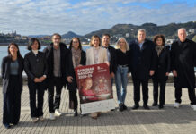 Izaro, Iñaki Gabilondo eta 500 dronen ikuskuzuna, Gabonetako inaugurazioaren protagonistak