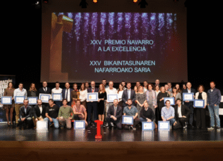 Nafarroako Bikaintasunerako Fundazioak Bikaintasunaren eta Urrezko Aitorpenaren 25. Nafarroako Saria eman dio Tuterako Osasun Arloari