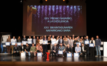 Nafarroako Bikaintasunerako Fundazioak Bikaintasunaren eta Urrezko Aitorpenaren 25. Nafarroako Saria eman dio Tuterako Osasun Arloari