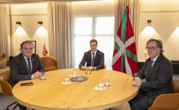 Lehendakariak harrera egin die SAPAko arduradunei