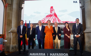 Chivite lehendakariak Nafarroako Markaren aurkezpen ekitaldiaren buru izan da Bartzelonan