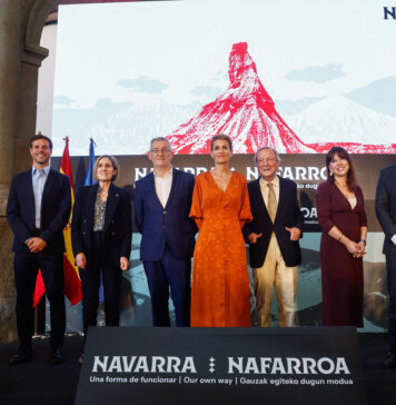 Chivite lehendakariak Nafarroako Markaren aurkezpen ekitaldiaren buru izan da Bartzelonan