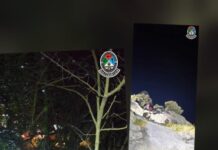 Intenso fin de semana de rescates en las montañas de Gipuzkoa, con tres personas evacuadas