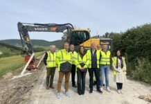 Lurralde Kohesioa NA-6000 errepidea egokitzeko obrak egiten hasi da Etxabakoitz eta Campanas artean, Iruñerrian zirkulazioa eta bide-segurtasuna hobetzearren