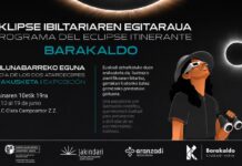 Barakaldon, datorren abuztuko eguzki eklipse osoari buruzko erakusketa ibiltaria egingo da ekainaren 10etik aurrera
