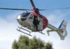 El helicóptero de la Ertzaintza rescata a un varón tras precipitarse por un acantilado en el monte Jaizkibel