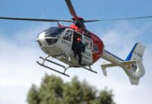 El helicóptero de la Ertzaintza rescata a un varón tras precipitarse por un acantilado en el monte Jaizkibel