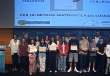 XXII. «Eduardo Chillida» Euskadiko Matematika Olinpiadak 12 ikasleren talentu eta arrazoibide matematikoka saritu du