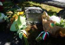 Homenaje al subcomisario de la Ertzaintza Mikel Uribe, asesinado por ETA en Leaburu en el año 2001