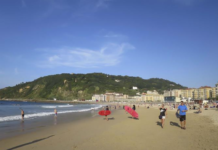 Gipuzkoa activa el aviso amarillo por temperaturas altas persistentes de hasta 28 grados en la costa