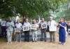 Representantes institucionales rinden homenaje en Bergara a la memoria de la abolición de los fueros y al Movimiento de Alcaldes