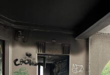 Eusko Jaurlaritzak gaitzetsi egin du Arrasateko Garibai kaleko lokal batean piztutako sutea, eta segurtasuna indartuko du ekintza bandaliko gehiago saihesteko