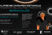 «Bi ilunabarreko eguna» eguzki-eklipse osoari buruzko erakusketa ibiltariak Guardian amaituko du Euskadin barrena egin duen bira