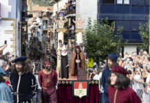 Getaria vivirá hoy una nueva representación histórica del desembarco de Elkano