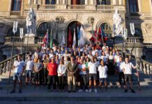 Recepción institucional en Bilbao a Deustu Arraun Taldea tras el histórico ascenso de ‘La Tomatera’ a la liga ACT