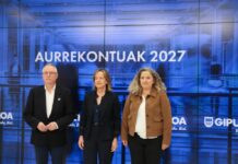 La Diputación de Gipuzkoa presenta un presupuesto de 1.433 millones para 2027, un 10 % más que el año anterior