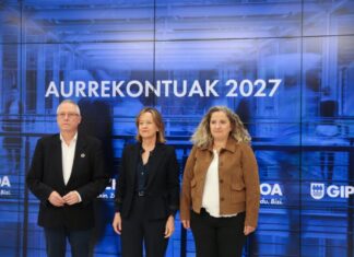 La Diputación de Gipuzkoa presenta un presupuesto de 1.433 millones para 2027, un 10 % más que el año anterior